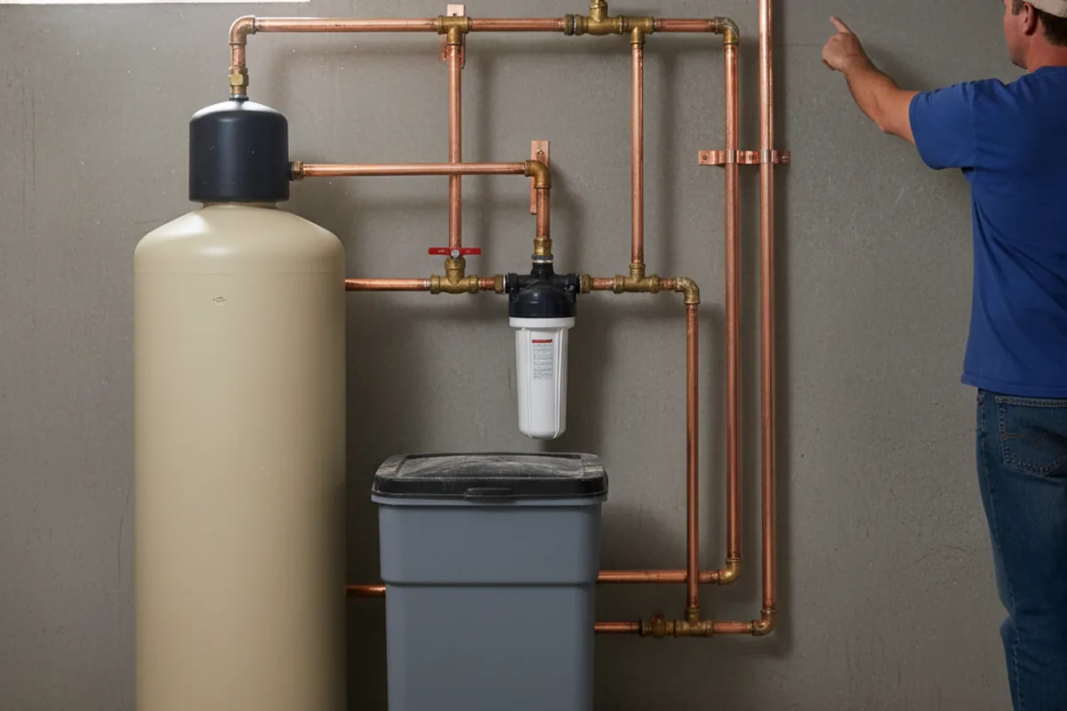 Whole-house water treatment system installed in New Ross